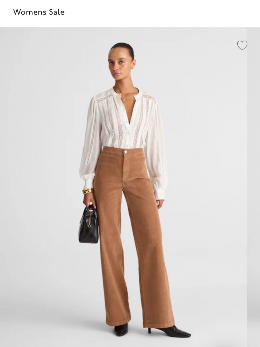 Madewell The wide-leg pant in corduroy